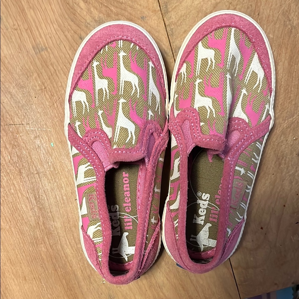 Keds Kids Pink Slip-On Shoes